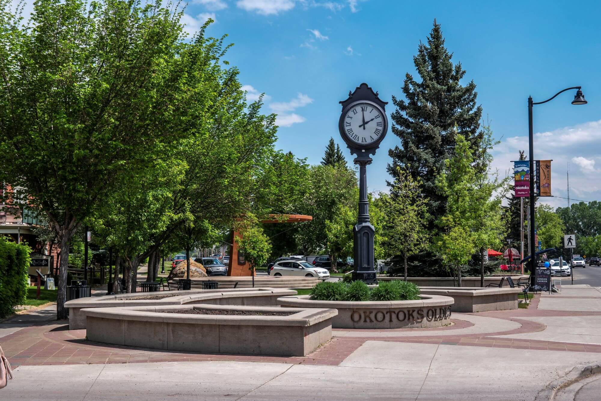 Town center Okotoks, Alberta
